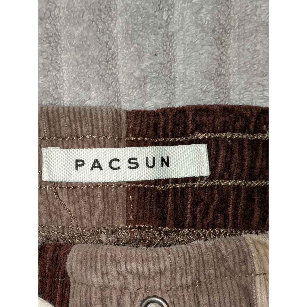 Pacsun Corduroy Patchwork Pants Drawstring Casual… - image 4